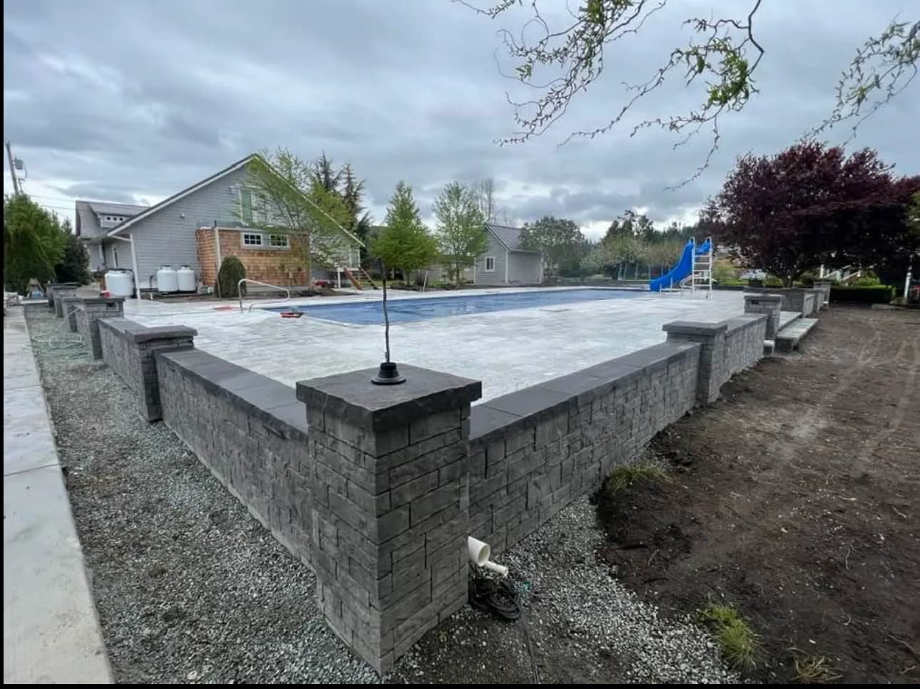 Pool patio and surround